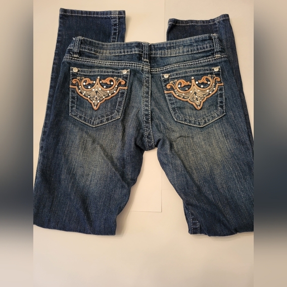 Ana Straight Legged Blue Jeans 29/8 - Picture 3 of 4